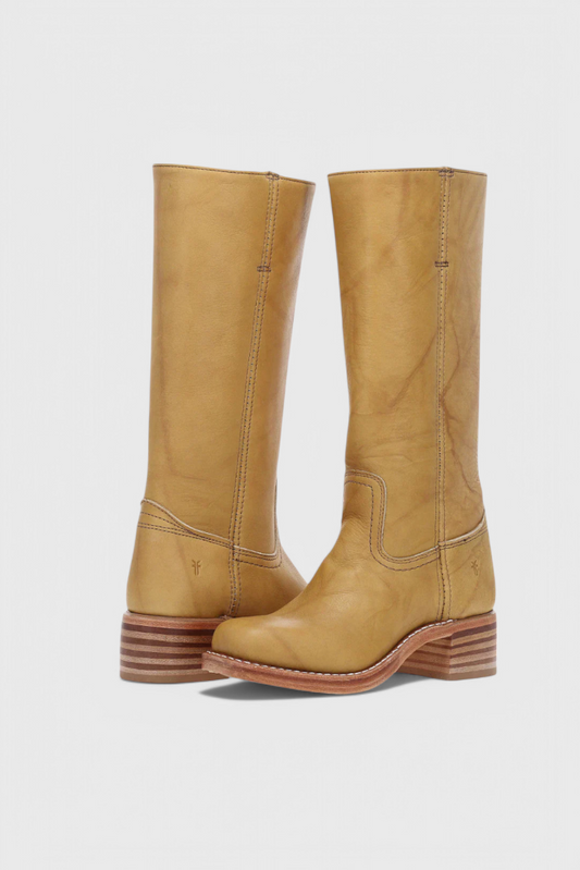 CARMEL | BOTAS DE PIEL MOSTAZA