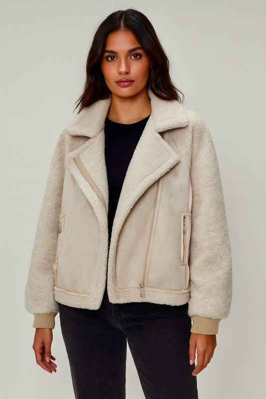 ERIKA | CHAQUETA CON BORREGUITO