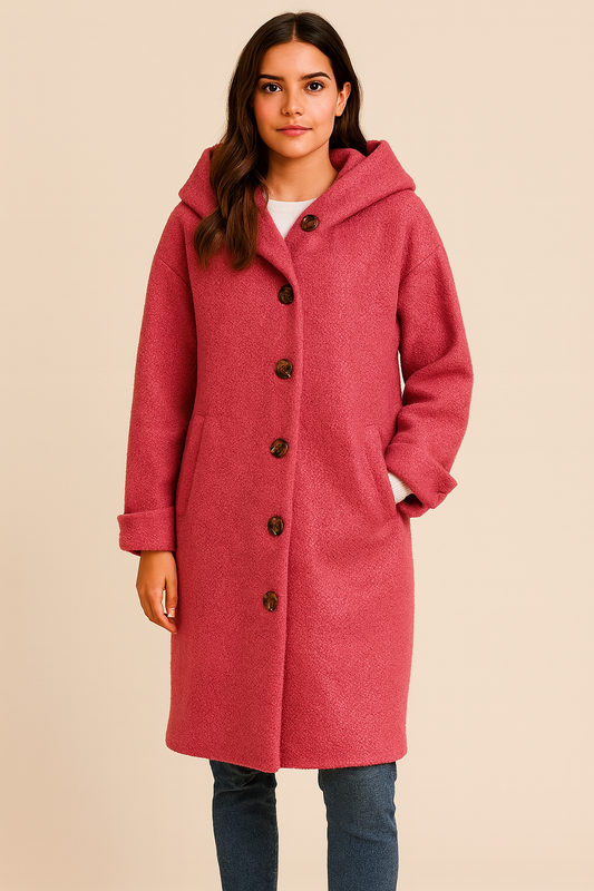 CHIA | ABRIGO LARGO CON BOTONES