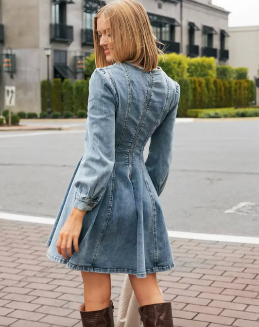 GIRL | VESTIDO CORTO VAQUERO