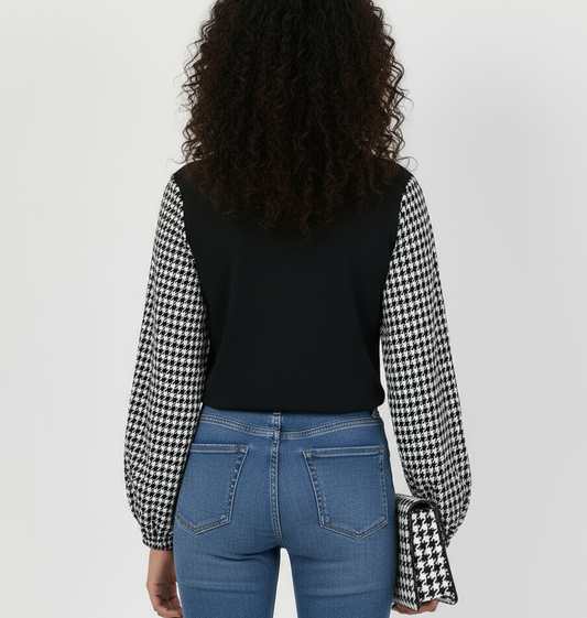 OLIVIA PRETTY | BLUSA EFECTO CHALECO Y CAMISA