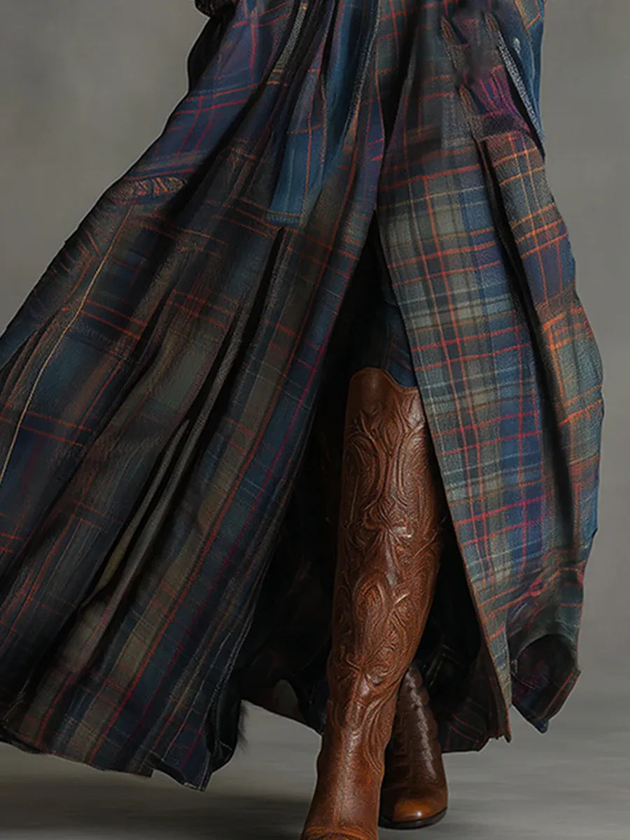 VALKIRIA | VESTIDO RETRO MAXI DRESS