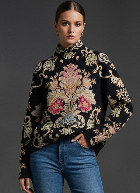 JERSEY CUELLO ALTO VINTAGE