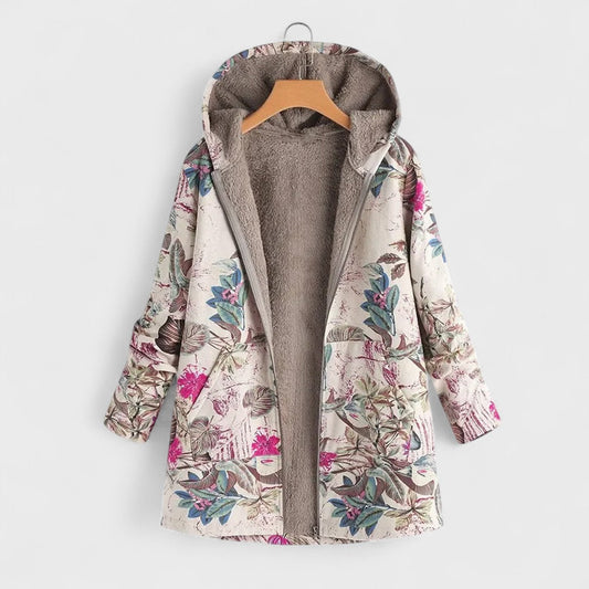 WINTER BLOOM | CHAQUETA ESTAMPADA CON INTERIOR SUAVE
