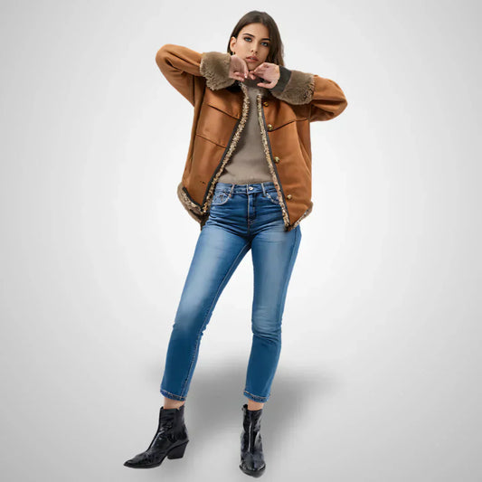 ROSALIA | CHAQUETA BOMBER CON BORREGUITO