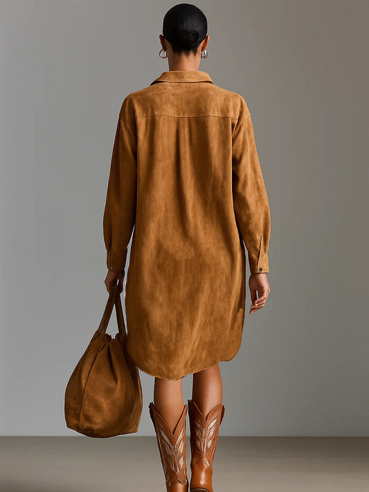 SAVANNA| VESTIDO CAMISERO ARTESANAL