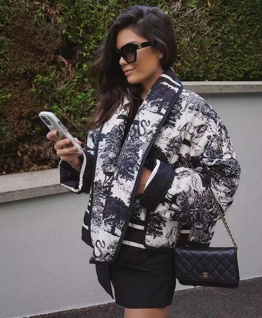 VINTAGE PAINT BLACK | CHAQUETA ACOLCHADA EDICIÓN LIMITADA