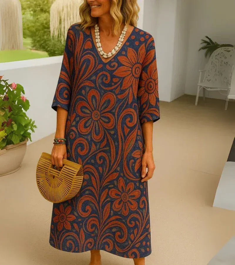 ANNIA | VESTIDO LIGERO DE ESTAMPADO FLORAL