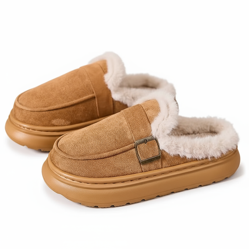 COZY | ZAPATILLAS ZUECO CON BORREGUITO PREMIUM