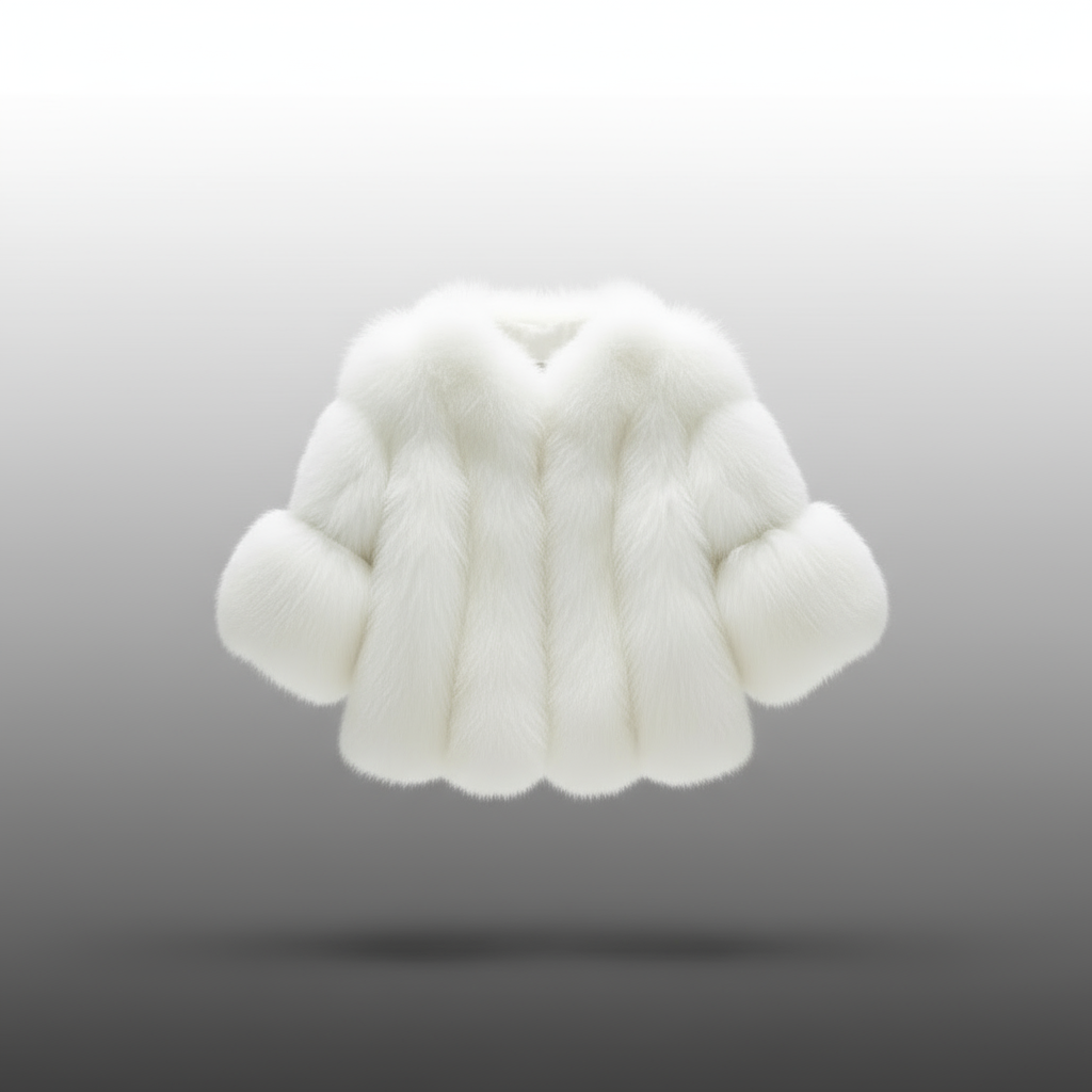 ROSÉ LUX | ABRIGO CHAQUETA DE PELO PREMIUM