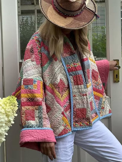 GLISH |  CHAQUETA ACOLCHADA VINTAGE ROSADA