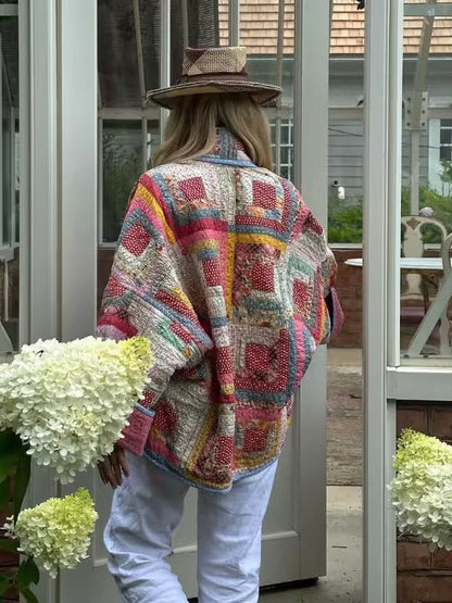 GLISH |  CHAQUETA ACOLCHADA VINTAGE ROSADA