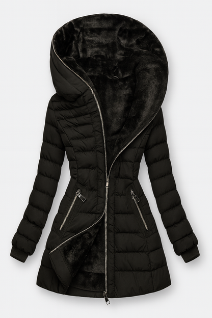 SELVA | ABRIGO PLUMAS CON PELO