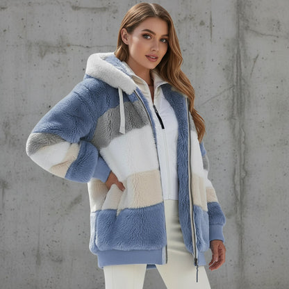 POLAR | CHAQUETA DE PELO EFECTO PELUCHE