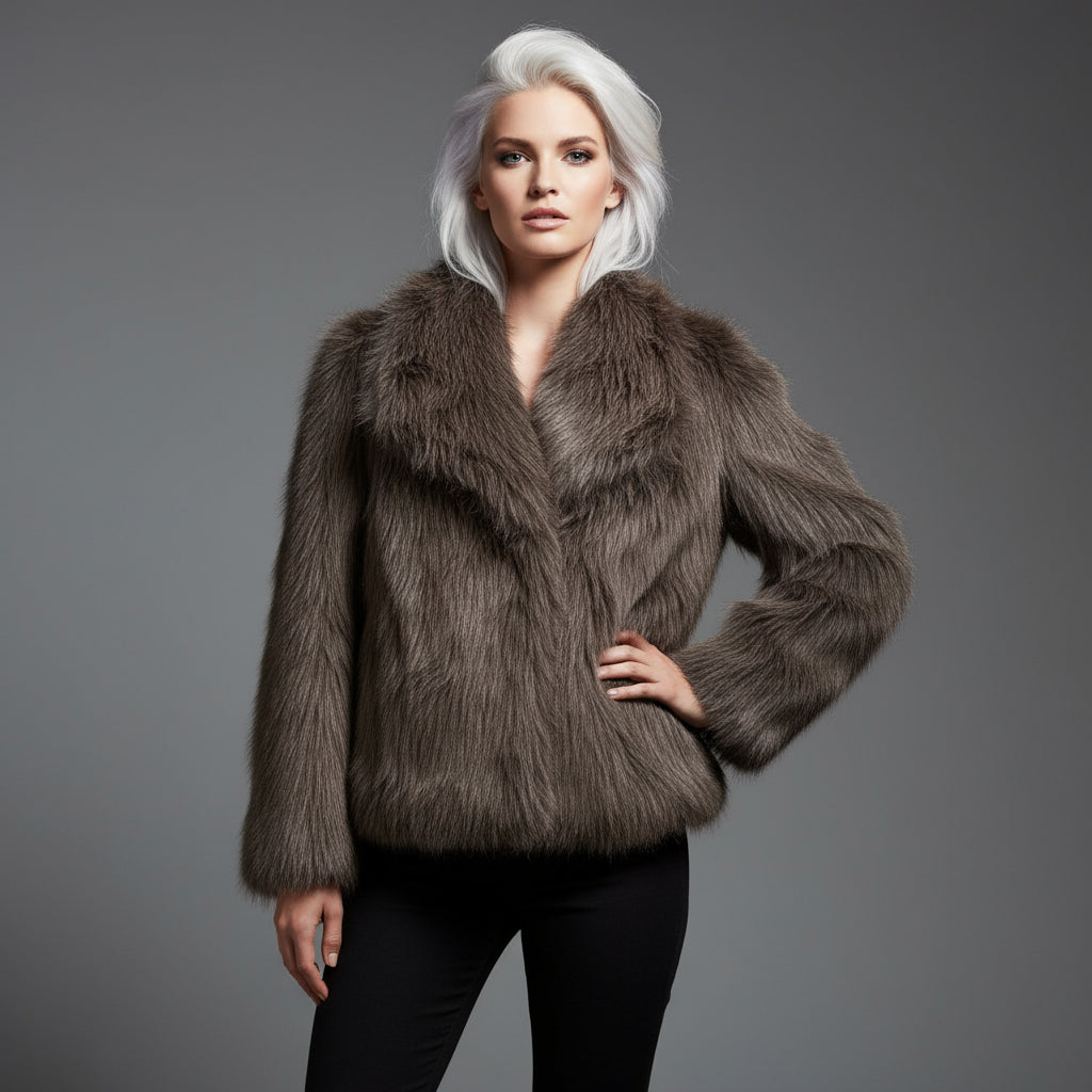 ORLANDO | ABRIGO DE PELO CON SOLAPA