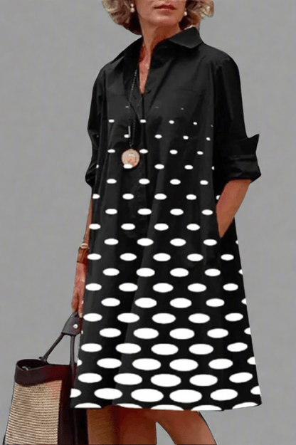 VORNE | VESTIDO CAMISA BLACK AND WHITE