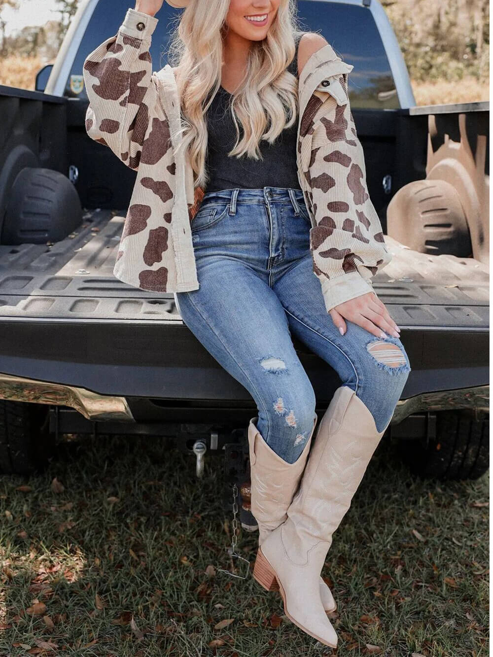 CHAQUETA COW PRINT EDICIÓN LIMITADA