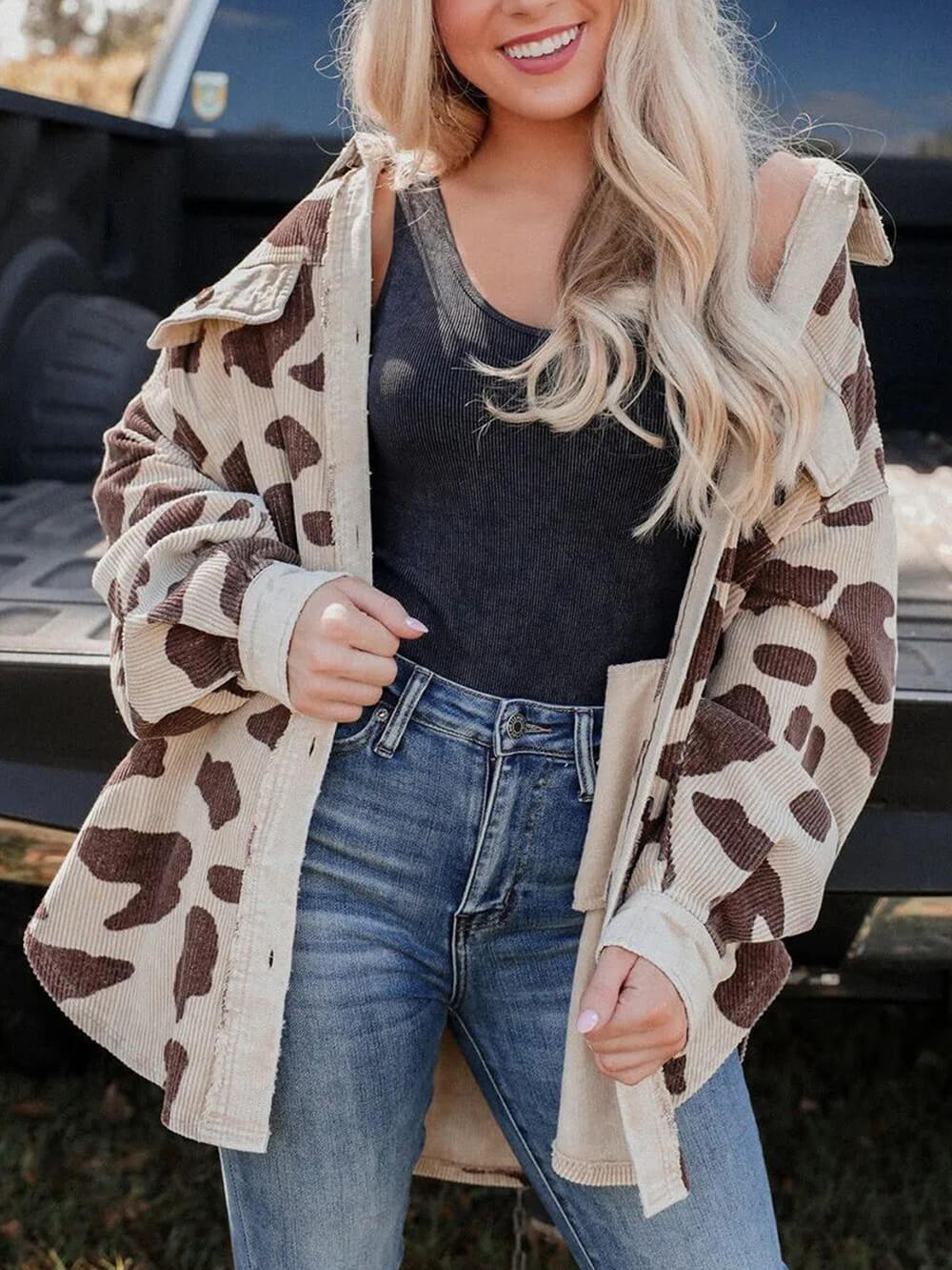 CHAQUETA COW PRINT EDICIÓN LIMITADA