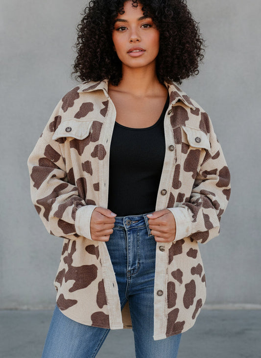 CHAQUETA COW PRINT EDICIÓN LIMITADA