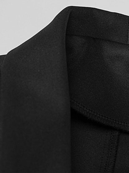 SCANDALL | VESTIDO TIPO BLAZER CON PLUMAS