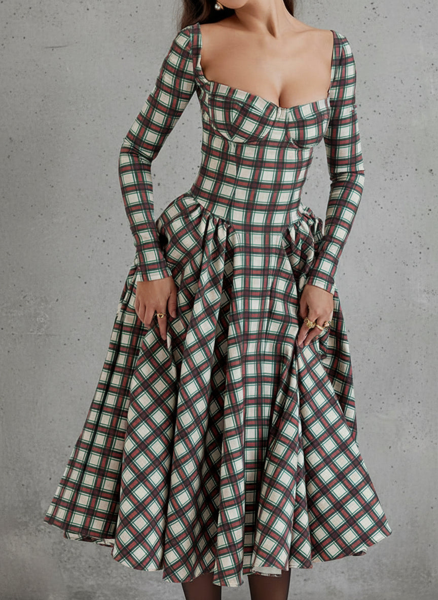 RED TARTAN VINTAGE OLIVIA