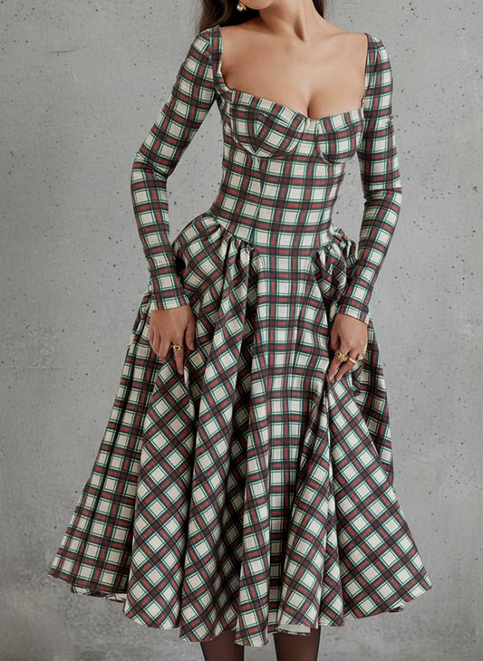 RED TARTAN VINTAGE OLIVIA