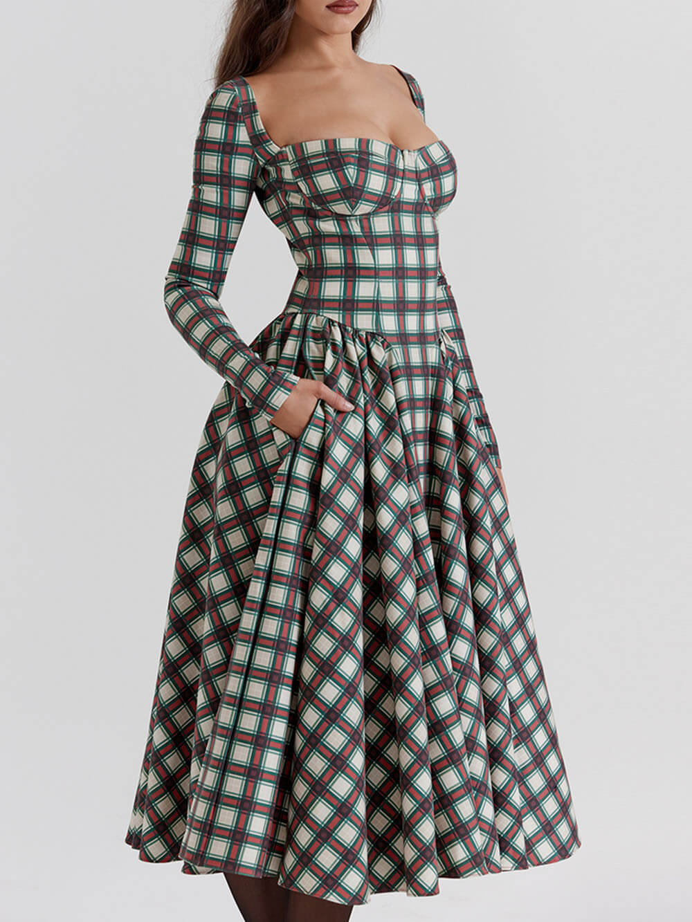 RED TARTAN VINTAGE OLIVIA