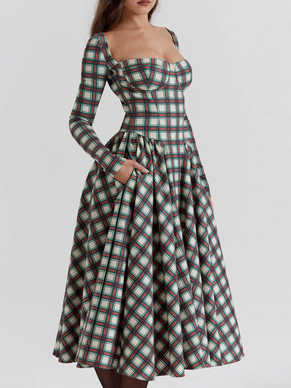 RED TARTAN VINTAGE OLIVIA