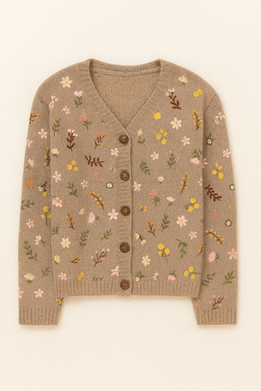 STIVAL BROWN | CARDIGAN OLIVIA EXCLUSIVE