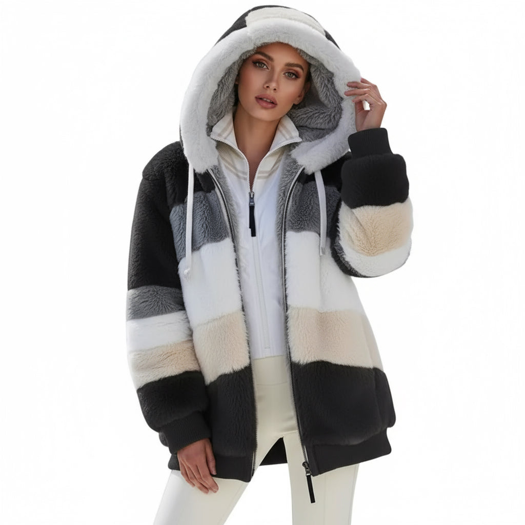 POLAR | CHAQUETA DE PELO EFECTO PELUCHE