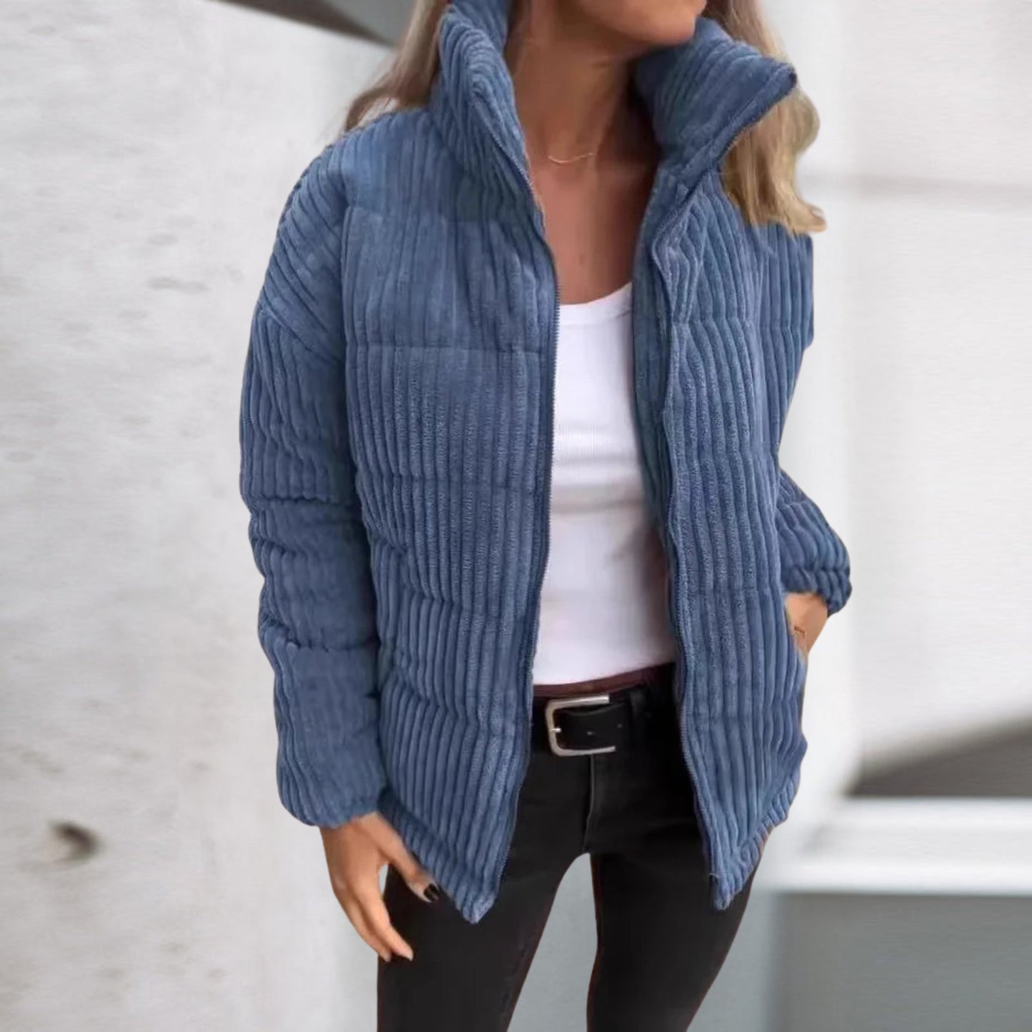 LYRISA | CHAQUETA ACANALADA OLIVIA EDITION