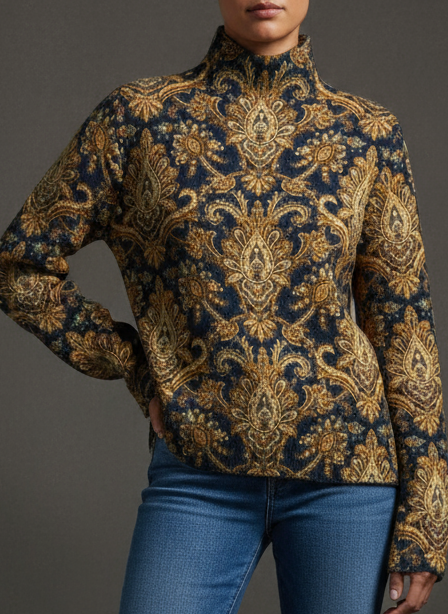 JERSEY DE CUELLO ALTO GOLDEN VINTAGE