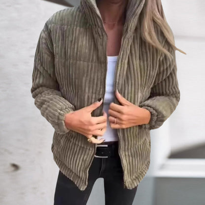 LYRISA | CHAQUETA ACANALADA OLIVIA EDITION