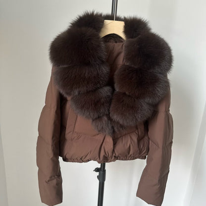 LUXURY FOX | OVERSIZE CON CUELLO DE PELO PREMIUM