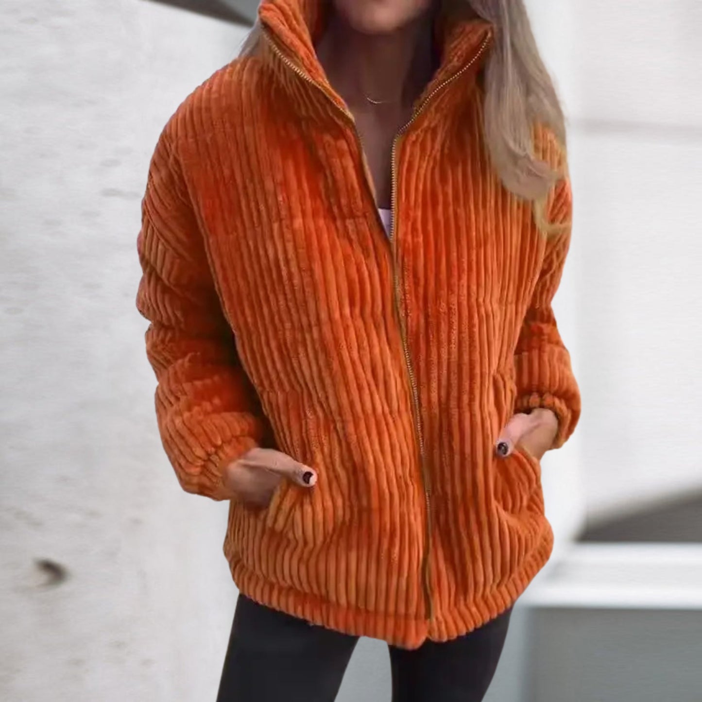 LYRISA | CHAQUETA ACANALADA OLIVIA EDITION