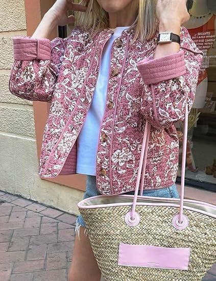 VINTAGE ROSÉ | CHAQUETA ACOLCHADA FLORAL