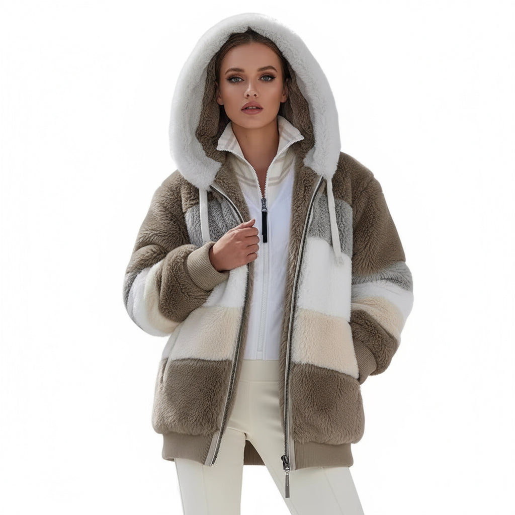 POLAR | CHAQUETA DE PELO EFECTO PELUCHE