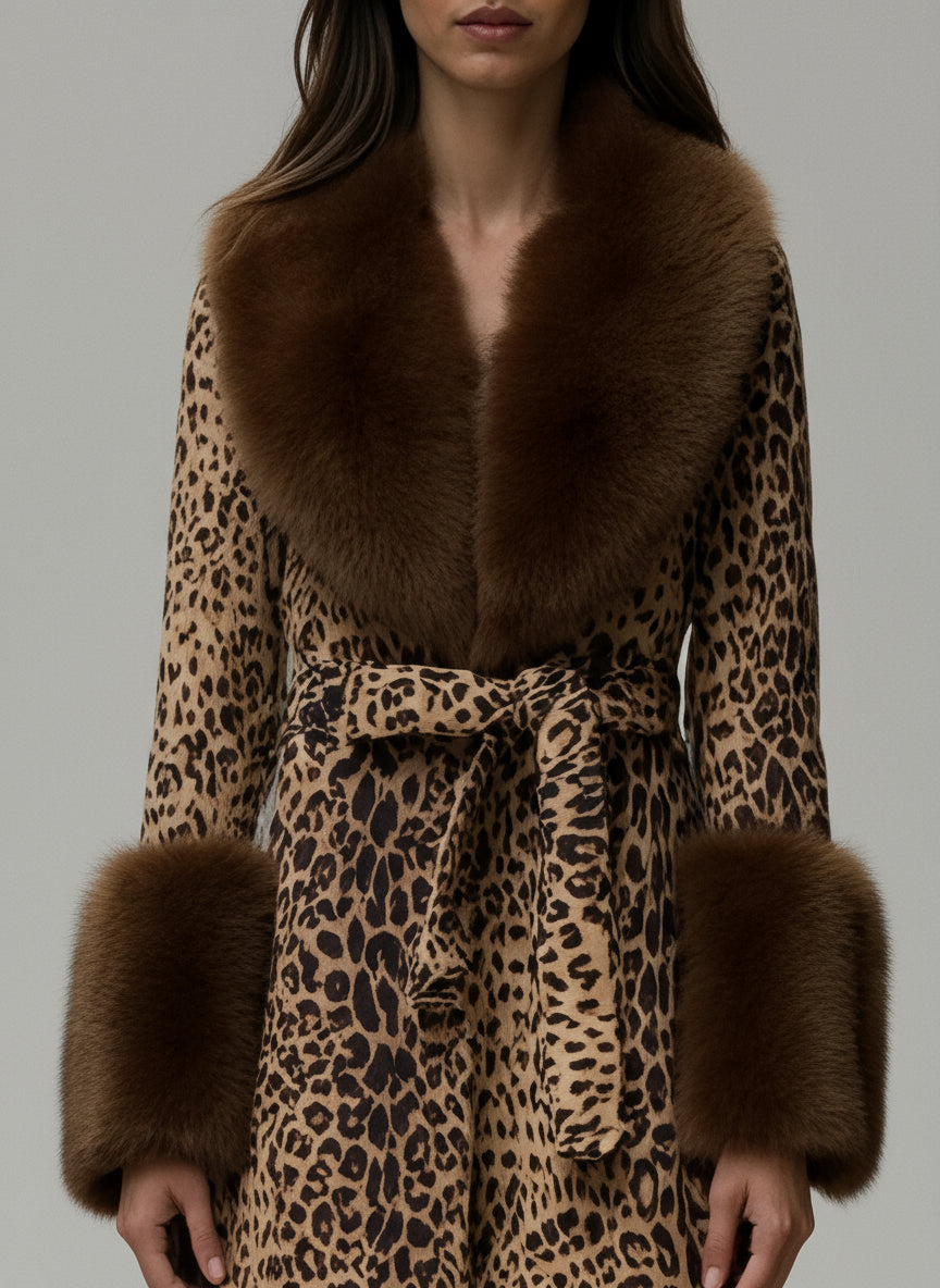 COUT | ABRIGO ANIMAL PRINT OLIVIA®