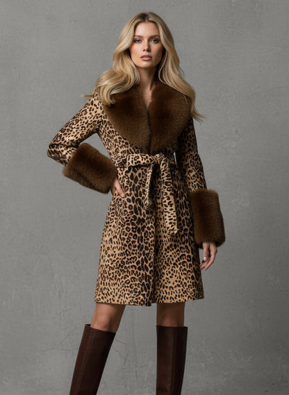 COUT | ABRIGO ANIMAL PRINT OLIVIA®