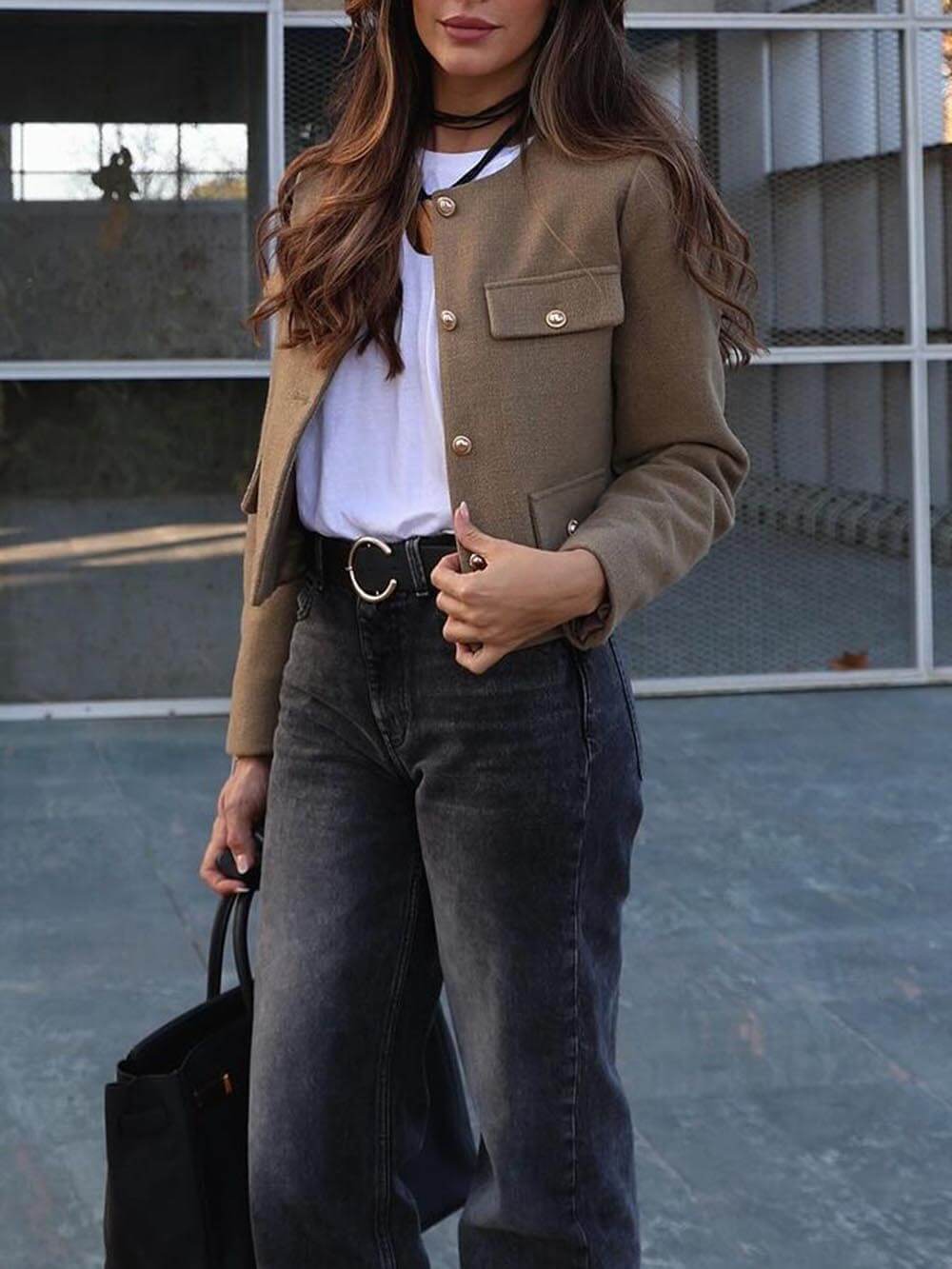 CHAQUETA MILÁN TAUPÉ