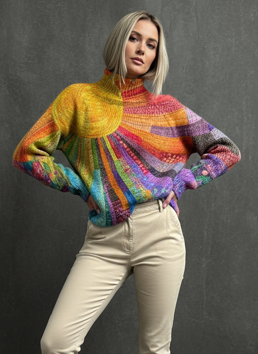 JERSEY DE CUELLO ALTO ATARDECER