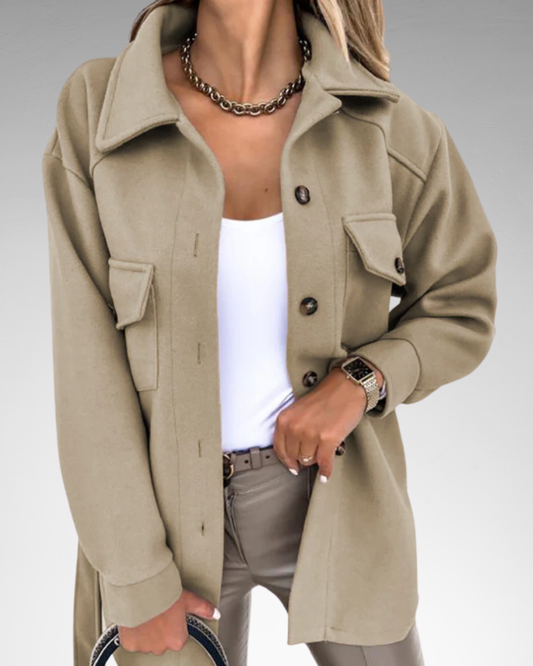 ESTONIA | CHAQUETA CON CINTURÓN