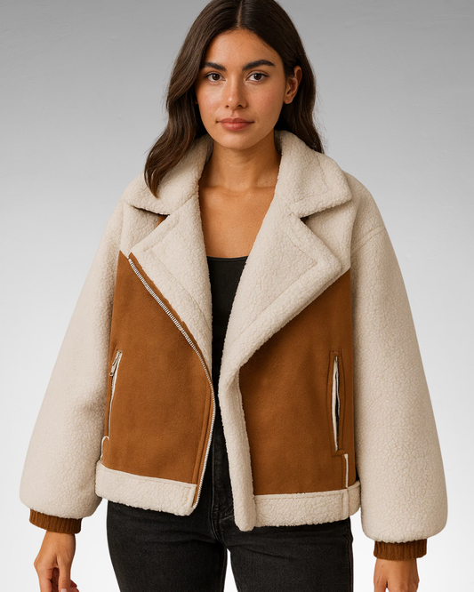 ERIKA | CHAQUETA CON BORREGUITO