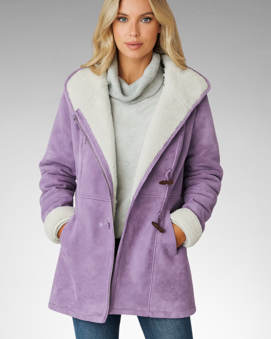 JOSELIN | CHAQUETA DE TERCIOPELO Y BORREGO INTERIOR