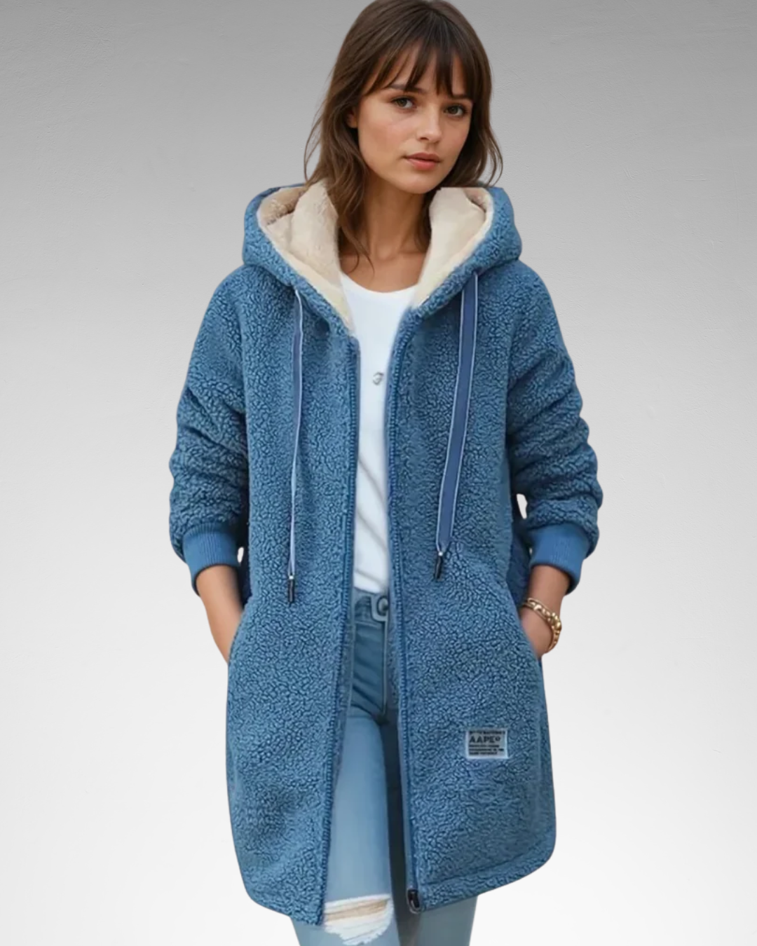 MANILA | CHAQUETILLA SUDADERA DE BORREGO