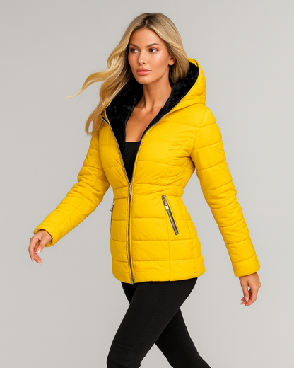 SELVA | ABRIGO PLUMAS CON PELO