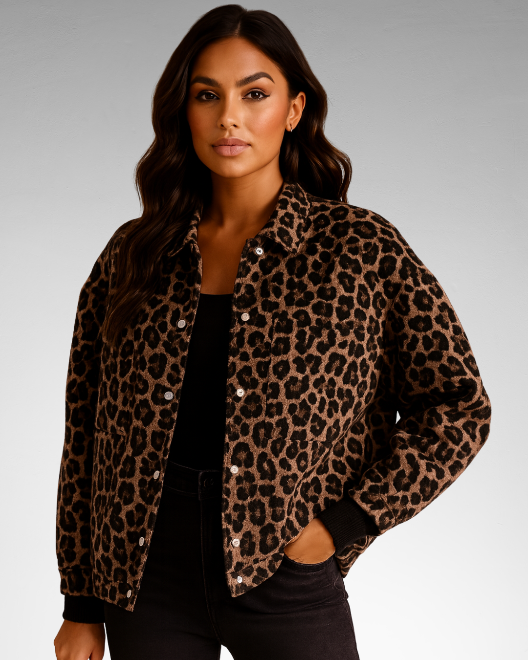 ALISIA | CHAQUETA DE LEOPARDO