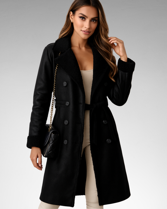 GARCIA | ABRIGO LARGO CON BORREGO