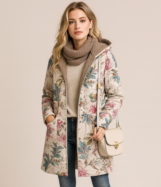WINTER BLOOM | CHAQUETA ESTAMPADA CON INTERIOR SUAVE