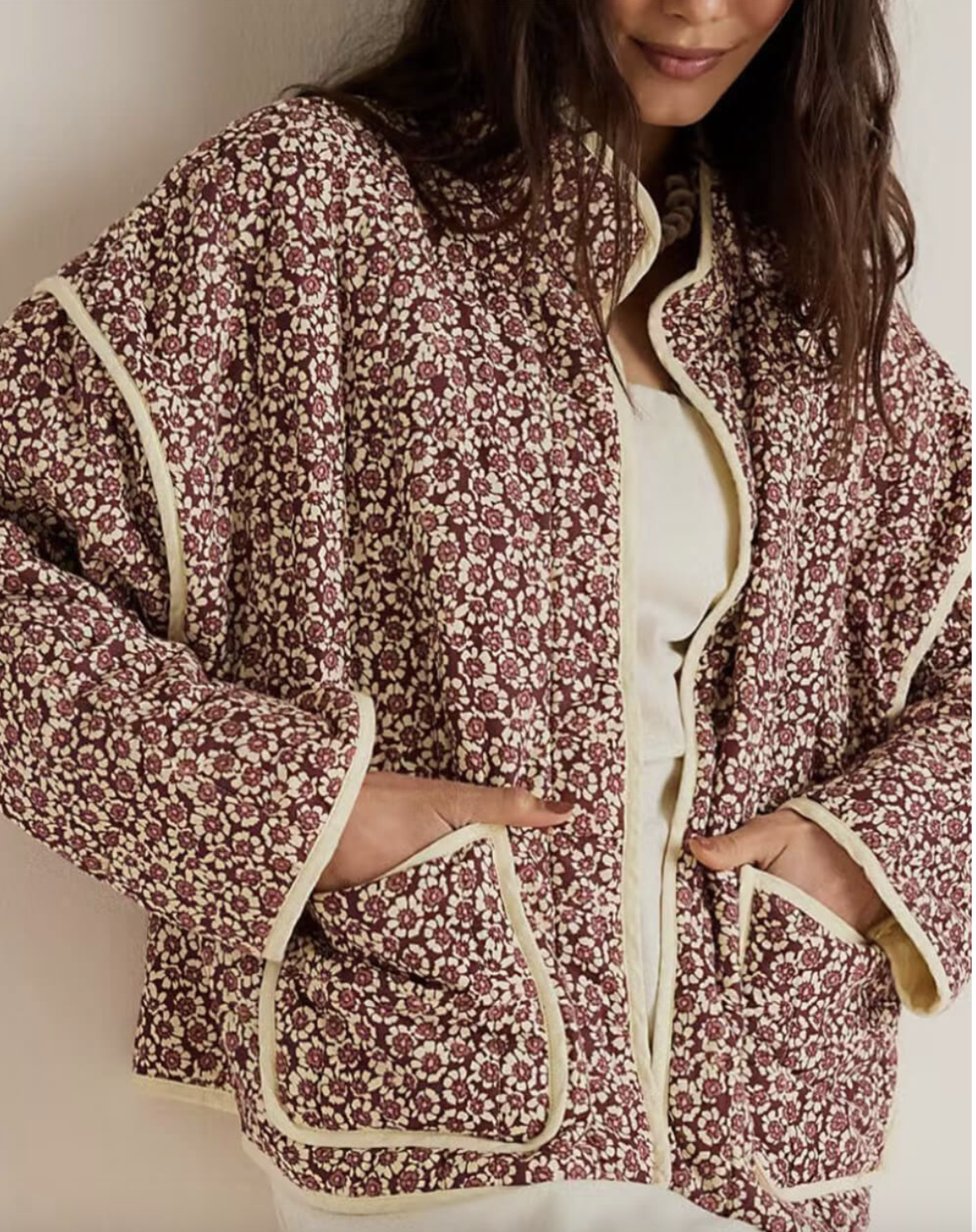 FLORINA |  CHAQUETA ACOLCHADA FLORAL